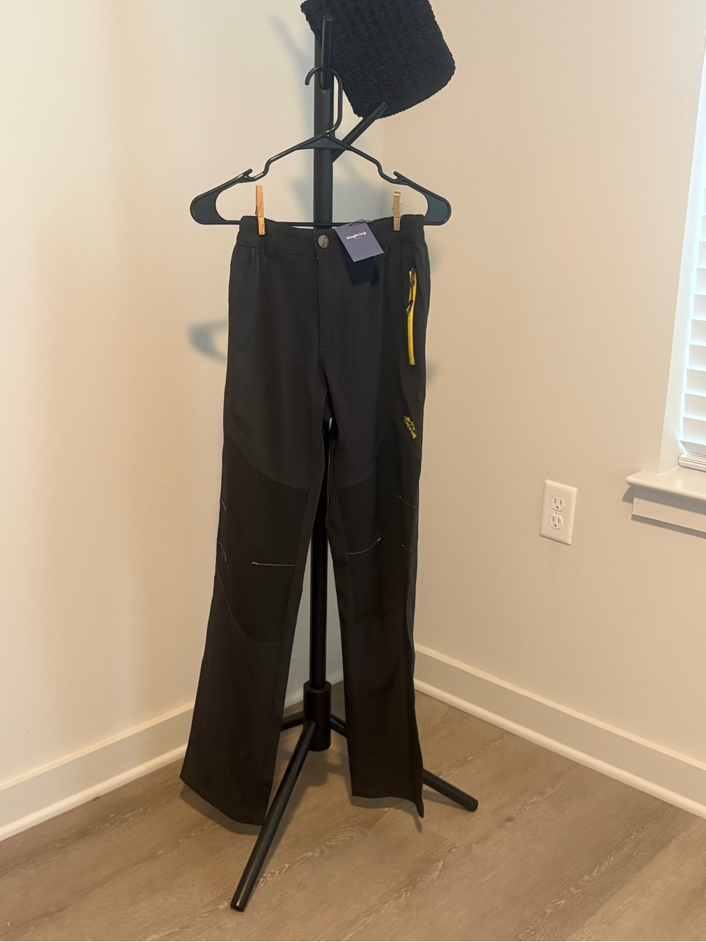 Singbring Pants Women's M Climbing Hiking Outdoor Quick-Dry Windproof Black Sz M